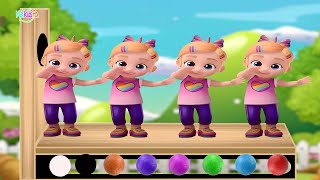 Bora Bebefinn Learns Colors  Toddlers Songs amp Kids Song 65 [upl. by Nicolea]