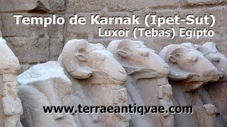 Templo de Karnak IpetSut Luxor Egipto [upl. by Nagey521]