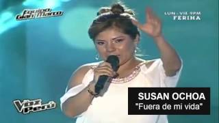 Susan Ochoa canta quotFuera de mi vidaquot  Semi Final  La Voz Perú 2015 [upl. by Caressa261]