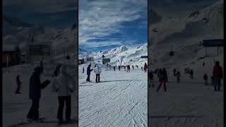 Ski Resort In Arosa Graubunden nature switzerland winter [upl. by Ahsitahs]