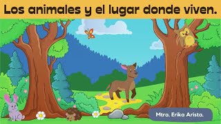 Los animales y el lugar donde viven [upl. by Aetnahs]