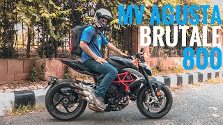 MV AGUSTA BRUTALE 800  Review  SIMRAN KING [upl. by Erinn]