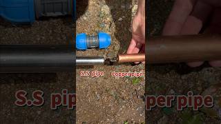 piping quick connect copper pipe with stainless steel pipe [upl. by Dis901]