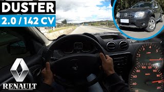 TESTE ACELERANDO RENAULT DUSTER 20 AUTOMÁTICA  É BOA ANDA BEM VALE A PENA AVALIAÇÃO NA ESTRADA [upl. by Adnwahs]