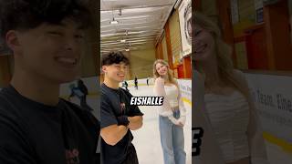 SO Beindruckst Du deinen CRUSH😱nicht kaishorts eislaufen eishockey eiskunstlauf ironie [upl. by Adyam901]