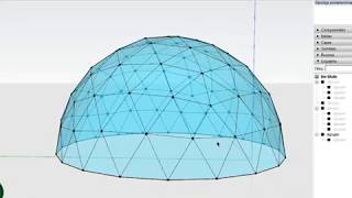 Cómo diseñar un domo How to design a Geodesic Dome [upl. by Airetak]