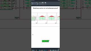 Sketchup yerine ne kullanılır sketchup autocad revit [upl. by Yrrol232]