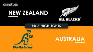 HIGHLIGHTS  NEW ZEALAND v AUSTRALIA  The Rugby Championship 2024 [upl. by Dust]