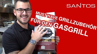 Das beste Grillzubehör im Test  Drehspieß Körbe Pommes Popcorn Fisch auf der Gasgrill Rotisserie [upl. by Htebasile479]