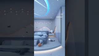 Luxury modern bedroom smart lighting interiordesignlightingdesignbedroomluxushortvideostrending [upl. by Naltiac286]