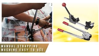 HOW TO USE MANUAL STRAPPING MACHINE [upl. by Eetsirhc]