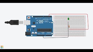 Tinkercad ile Arduino Ders 1Led Blink [upl. by Nimocks440]