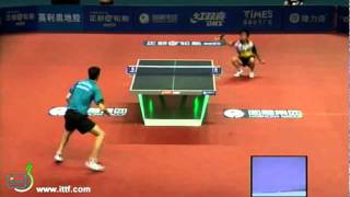 Stefan Fegerl vs Wang Yi TseHarmony China Open 2011 [upl. by Norrahc]