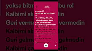 Umut Timur  Vermedin  Speed Up keşfet speedup spotify spotifywrapped speedupsongs [upl. by Nuhs]