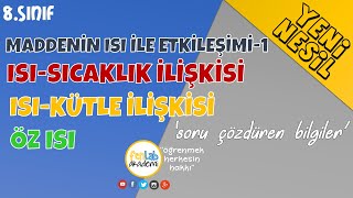 Maddenin Isı İle Etkileşimi18sınıfsoru çözdüren bilgiler öz ısı  LGS [upl. by Etnahs]