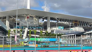 Miami Formula 1 F1 from the Boathouse [upl. by Llennod]