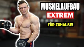 Oberkörper Workout für Zuhause mit Kurzhanteln  20 Minuten [upl. by Angadresma233]