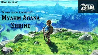 How to BYPASS PUZZLE Myahm Agana Shrine  Zelda Breath of the Wild [upl. by Adnyl]