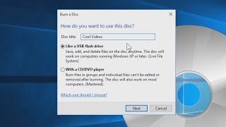 Windows 10 How to burn CDs and DVDs [upl. by Norvan]