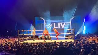 Andrade vs Carmelo Hayes WWE Live London [upl. by Iemaj]