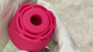 How to use and charge your Rose sucker  Rose Vibrator with easy [upl. by Lesab]