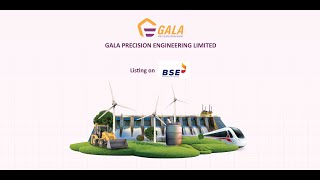 Listing Ceremony of Gala Precision Engineering Limited at BSE [upl. by Idmann]