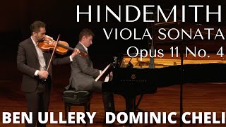 Paul Hindemith Viola Sonata Opus 11 No 4 [upl. by Bergwall]