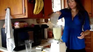 Vegan Pear banana smoothie Recipe [upl. by Akere]