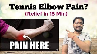 Tennis Elbow Pain Relief in 15 Min  Acupressure Treatment  No more Elbow Pain yogwithmanish [upl. by Emmi]