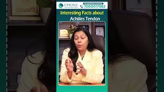 Interesting Facts about Achilles Tendon  Epione shorts healthfacts healthtips heelpain facts [upl. by Goldwin739]