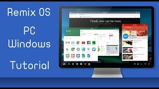 How to install على جهاز الكومبيوتر Remix OS كيفية تنصيب نظام الأندرويد [upl. by Naniac]