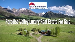 Paradise Valley Livingston Montana Luxury Real Estate for Sale Yellowstone River [upl. by Eeldarb]