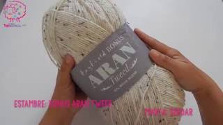 Estambre para tejer Bonus Aran Tweed  Marca Sirdar [upl. by Digirb599]