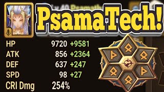 254CD Rage Nemesis PsamaTech In Rta  Summoners War [upl. by Ardet]