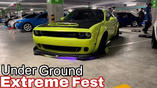 TIJUANA🇲🇽 EXTREME FEST CARS SHOW  UNDER GROUND [upl. by Yehs]