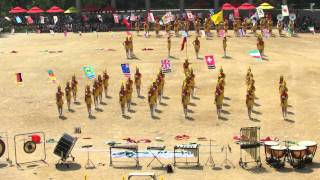 2013景美女中樂儀旗隊韓國釜山教育旅行參訪慶熙大學附屬女中─儀隊表演 [upl. by Caitrin]