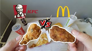 ARIPIOARE PICANTE KFC vs MCDONALDS [upl. by Yrrah976]