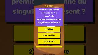 quotQuiz De Conjugaison Française  Les Verbes Réfléchisquot [upl. by Gardia]