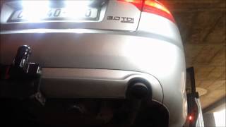 2007 Audi B7 A4 30TDI  Stationary Revs Straight Pipe Exhaust [upl. by Ike]