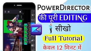 How to edit video in PowerDirector  PowerDirector me video kaise banaye  Full Tutorial  In hindi [upl. by Sandra]