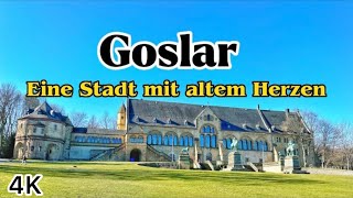 Goslar am Harz Germany Walking Tour 4K HDR [upl. by Ladnor]