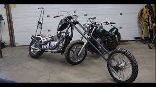 Building A Long Honda VT750 Chopper Part 1 [upl. by Iaoh163]