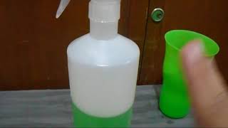 Desinfectante de zapatos casero Homemade shoe sanitizer [upl. by Cis657]