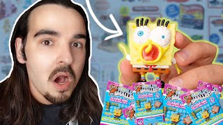 Opening Mystery Worlds Smallest Collectibles Rare Scary SpongeBob [upl. by Namor]