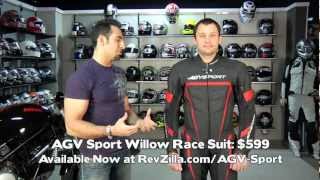 AGV Sport Willow Leather Race Suit Review at RevZillacom [upl. by Chaim]