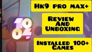 HK9 PRO MAX🔥 UNBOXING AMD REVIEW hk9 WATCH WEARFIT PRO [upl. by Oren840]