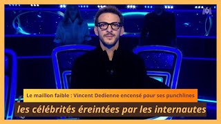 Le maillon faible  Vincent Dedienne encensé pour ses punchlines les célébrités [upl. by Castora734]