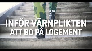 Inför värnplikten Bo på logement [upl. by Ahsemac]