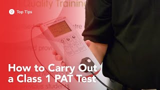 How to Carry Out a Class 1 PAT Test [upl. by Perloff121]