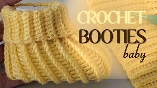 Master the Granny Square Booties Easy Crochet Booties for Beginners Crochet Baby Shoes in No Time [upl. by Virgy]